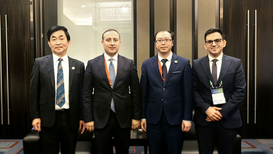 世界物联网大会与阿塞拜疆国家机构双边会谈